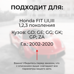 Ремкомплект ограничителей дверей Honda FIT GD; GE; GG; GK; GP; ZA (4 двери, тип 4) 2002-2017