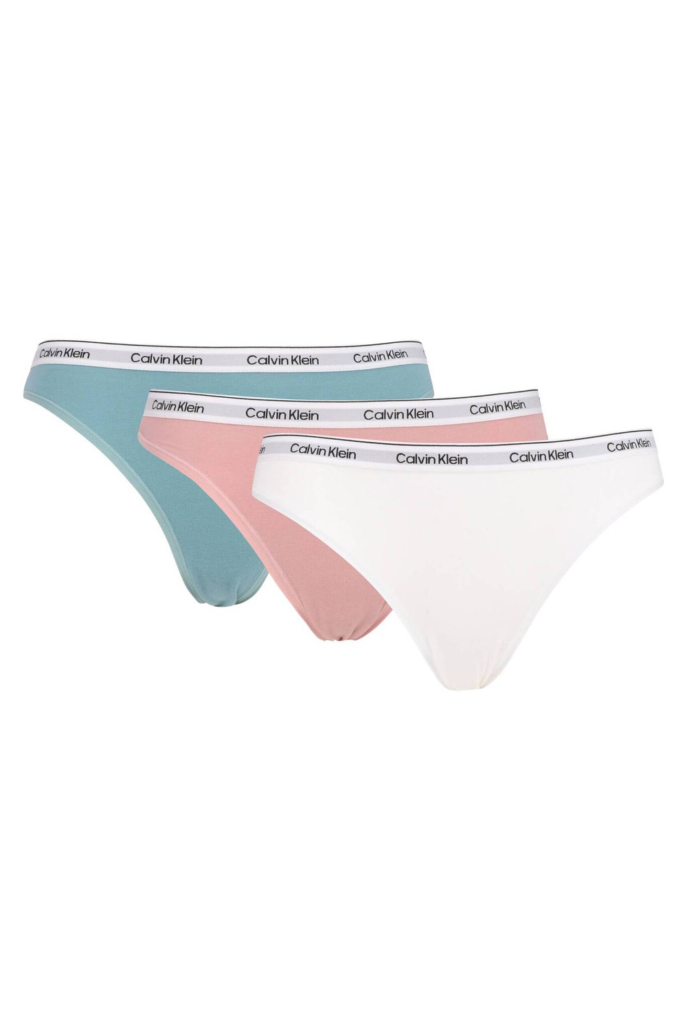 Трусики 3 пары Calvin Klein Underwear - розовый(000QD5207E)