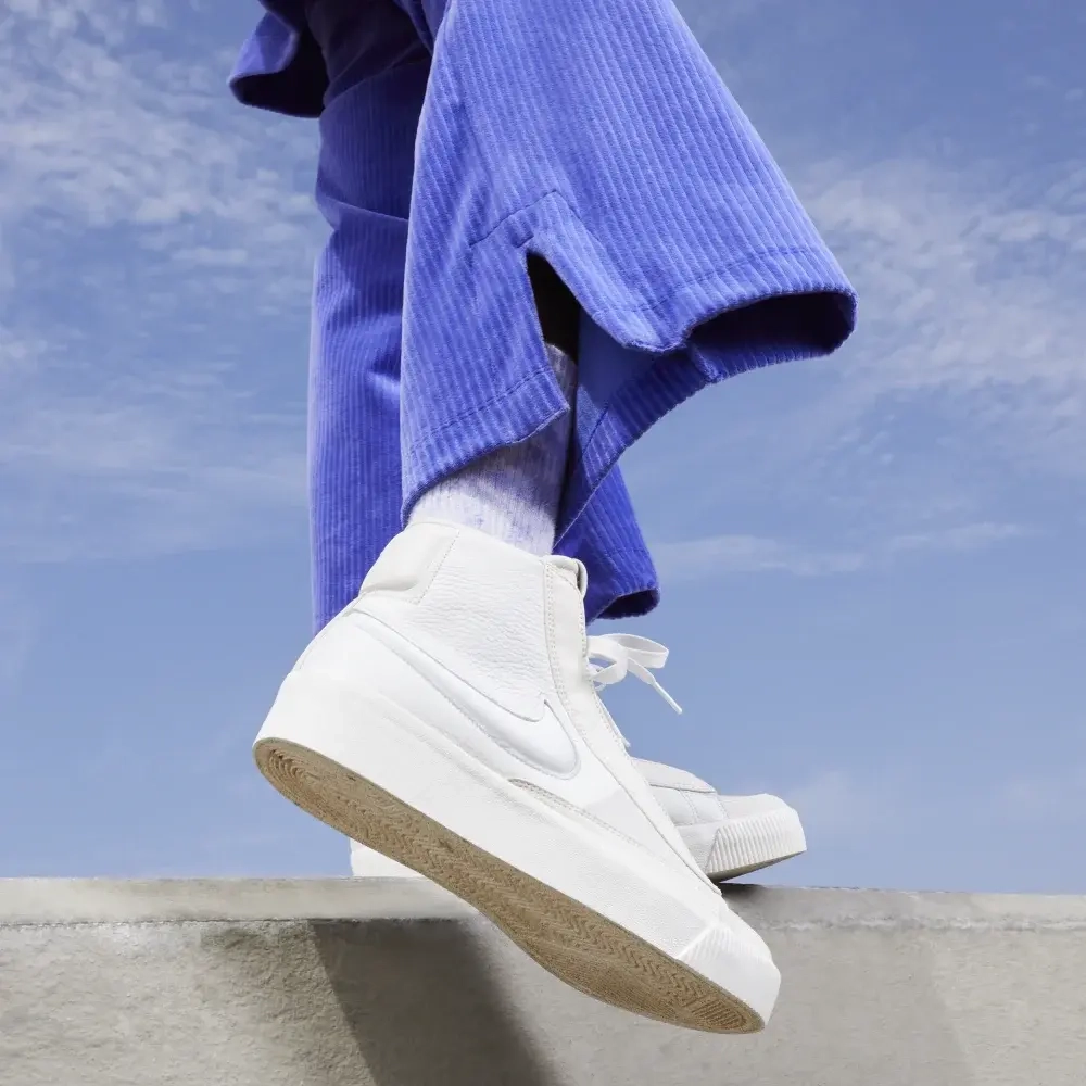 Кеды высокие Nike Blazer Mid Victory, бел.