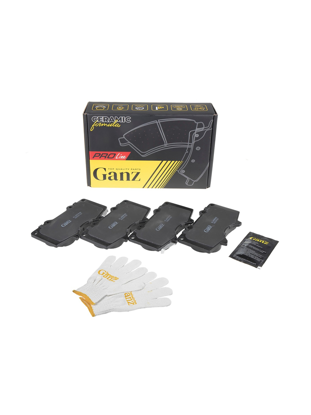 Колодки передние PRO-Line Ceramic LEXUS / TOYOTA / MITSUBISHI GANZ GIJ09094C