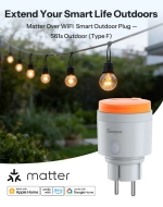 Уличная WiFi (Matter) Розетка S61STPF-PM-O(EU)