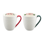 Набор из двух кружек Winter embroidery 410 мл