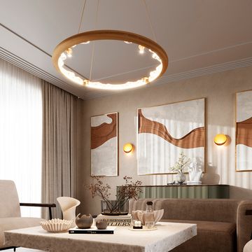 Подвесной светильник 55W 3000K-5700K 7002/55L золотой Hightech Cayon Odeon Light