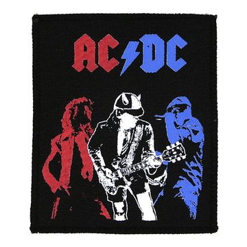 Нашивка AC/DC Let There Be Rock цветная (110х90)