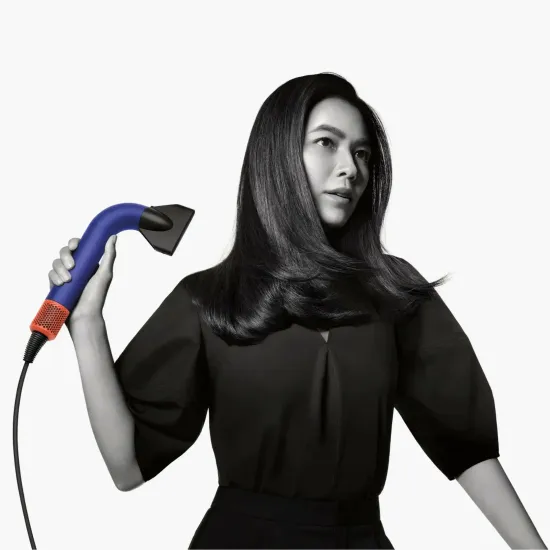 Фен Dyson Supersonic R Pro HD18, синий/оранжевый (Vinca blue/Topaz orange) EU