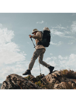Палка треккинговая Naturehike ST 01 6061 (3-секции) NH17D001-Z (62-135cm) золото