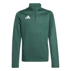Детская теннисная толстовка Adidas Kids Entrada 26 Training Top - dark green/white