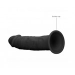 Реалистичный фаллоимитатор SilexD Model 2 (19,2×4,7 см) с двойной плотностью черный