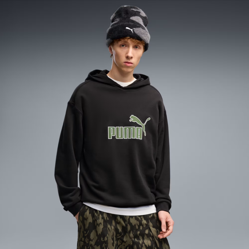 Толстовка мужская PUMA ESS ELEVATED No.1 Relaxed Hoodie TR