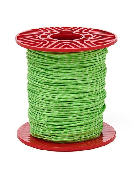 Линь SevenSub Dyneema (Дайнема 1,8 мм, в катушке 100 м, нагрузка 240 кг, ярко-зеленый/белый, цена за 1м)