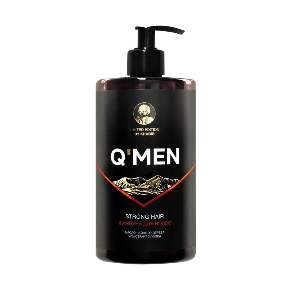 Q'Men шампунь Strong hair 640мл