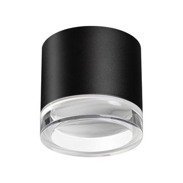 Светильник накладной 1*GX53 371030 черный OVER GEM Novotech
