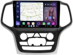 Магнитола для Jeep Grand Cherokee WK2 2013-2022 (взамен ШГУ 8.4", рамка большая) - FarCar S500-TS20 монитор 9.5" 2K QLED на Android 14, Быстрейшая, CarPlay, 4G SIM-слот