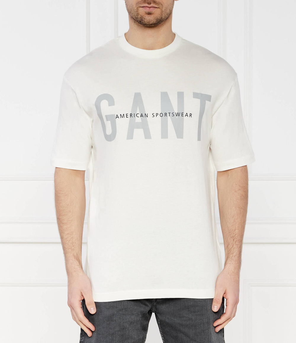 Футболка Gant - экрю(2324142T)