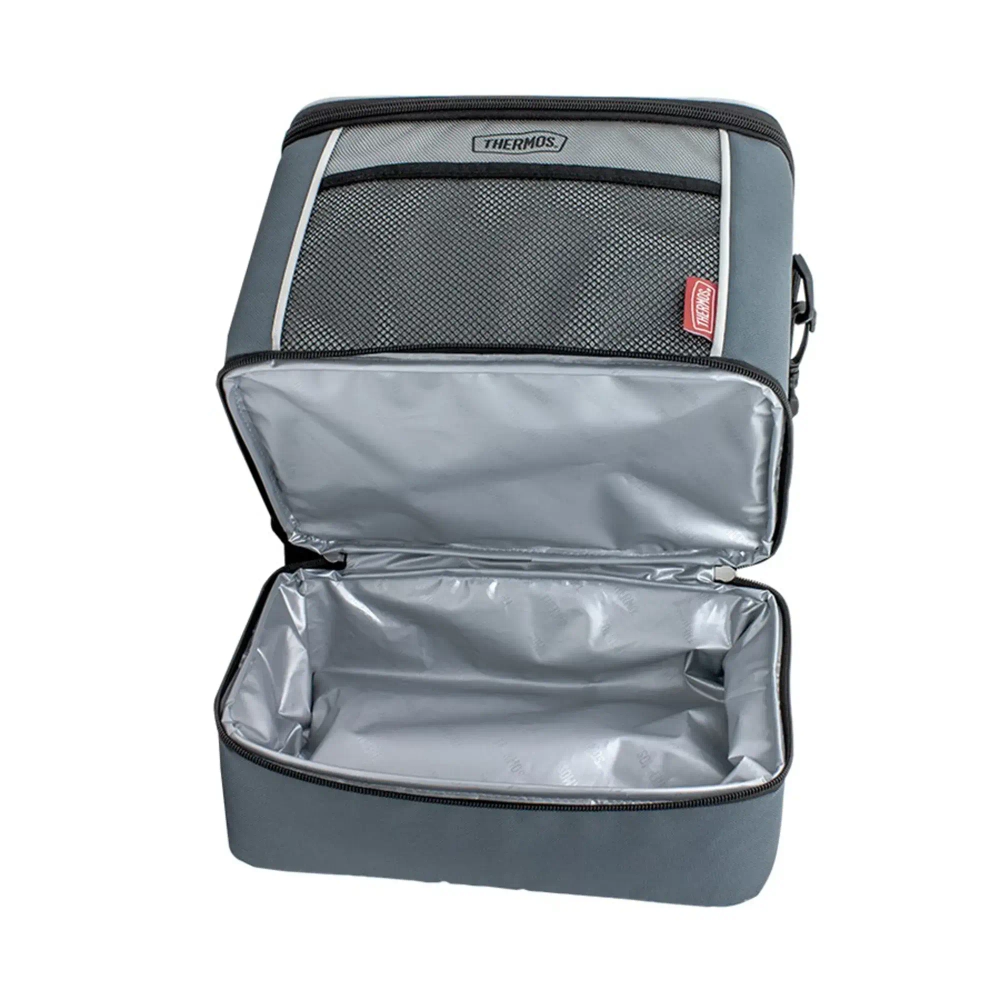 Термосумка Thermos E5 12 Can Cooler DUAL LUNCH BOX (9 л.), серая