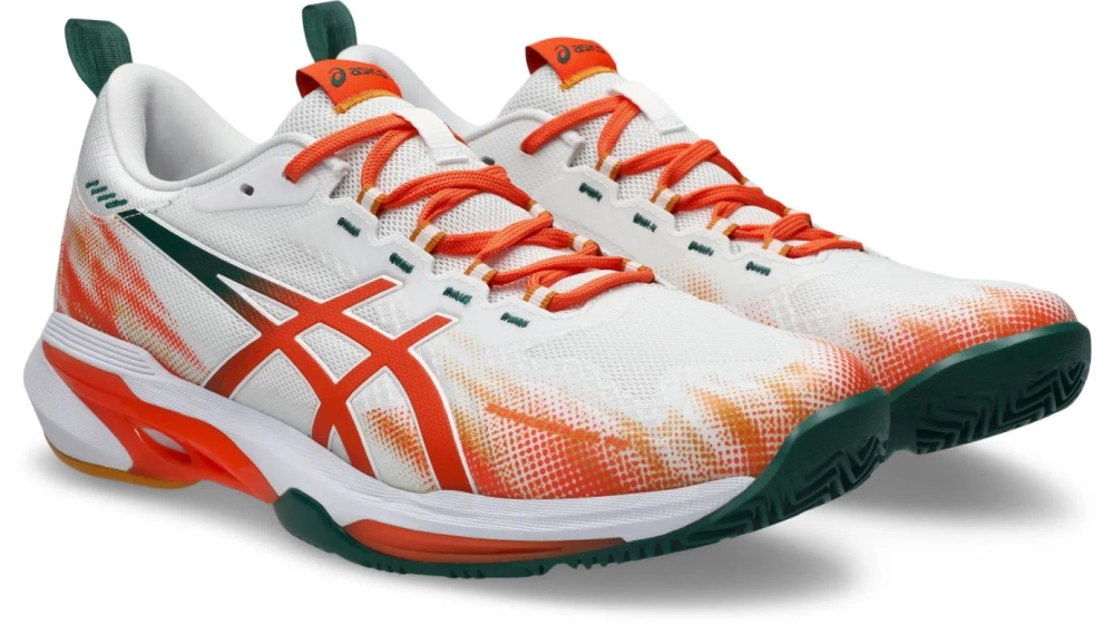 Мужские кросовки для Padel Asics Sonicsmash FF - white/energy orange