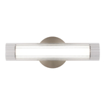 Светильник настенный, Никель/Белый-прозрачный, ENFYS, LED 7W, 3000K/4000K/6000K