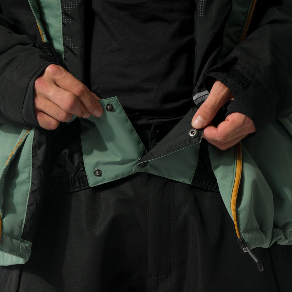 Куртка Horsefeathers RECON JACKET (iceberg green/black)