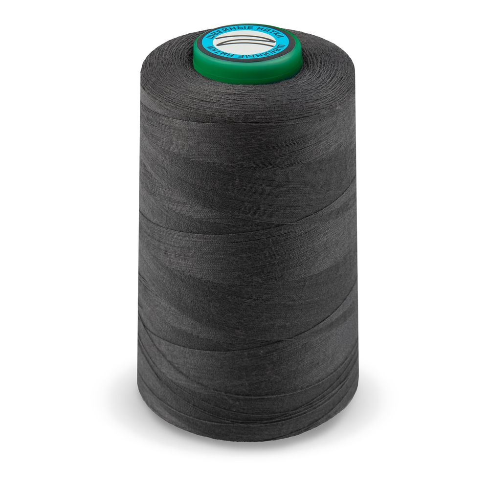 Нитки универсальные Nitka 40/2, 4570 м (5000 ярд) / 1 кат., 348 т.серый