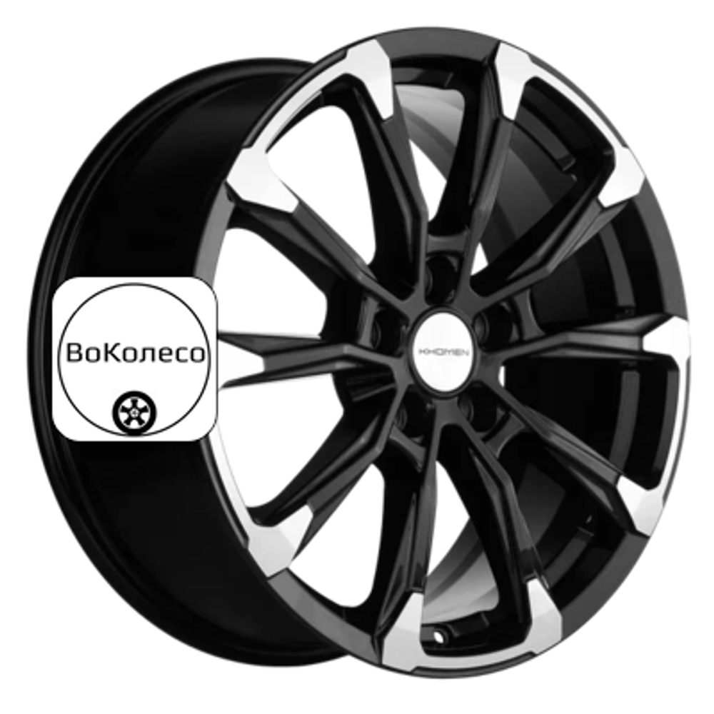 7,5x18/5x114,3 ET37 D66,5 KHW1808 (Jolion) Black-FP Khomen Wheels