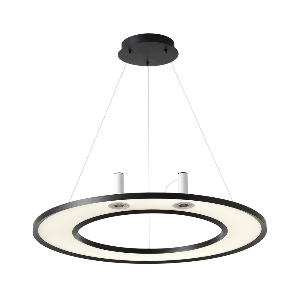 Подвесной светодиодный светильник Crystal Lux CONTOUR SP50W LED BLACK