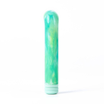 Зеленый компактный вибратор из стекла Magic Cane - 12 см. (Цвет: зеленый)