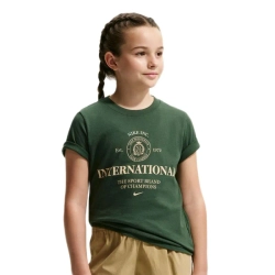 Футболка для девочки Nike Kids Sportwear Club Rules - fir