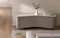 Комод Shelf 200х80х50 см, глянцевая керамика Toscane, матовая эмаль цвета тауп
