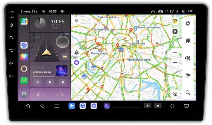 Магнитола для Honda Accord 2008-2012 (без усилителя, BSJ) - Kuberg QLed, Android 13, Быстрейшая, CarPlay, SIM-слот