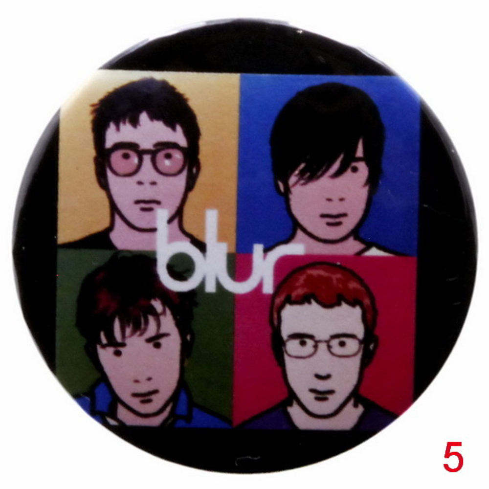Значок Blur 36 мм ( в ассортименте )