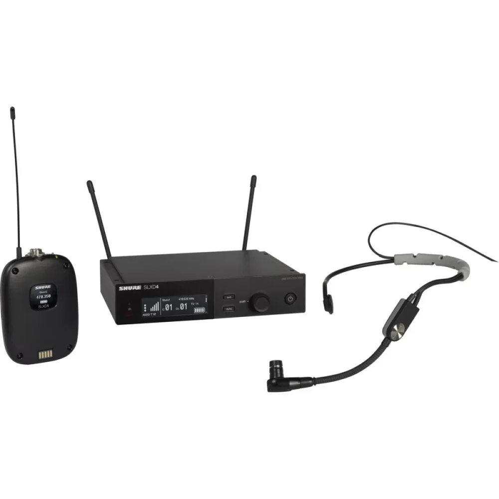 Shure SLXD14E/SM35 — цифровая радиосистема с головным микрофоном SM35