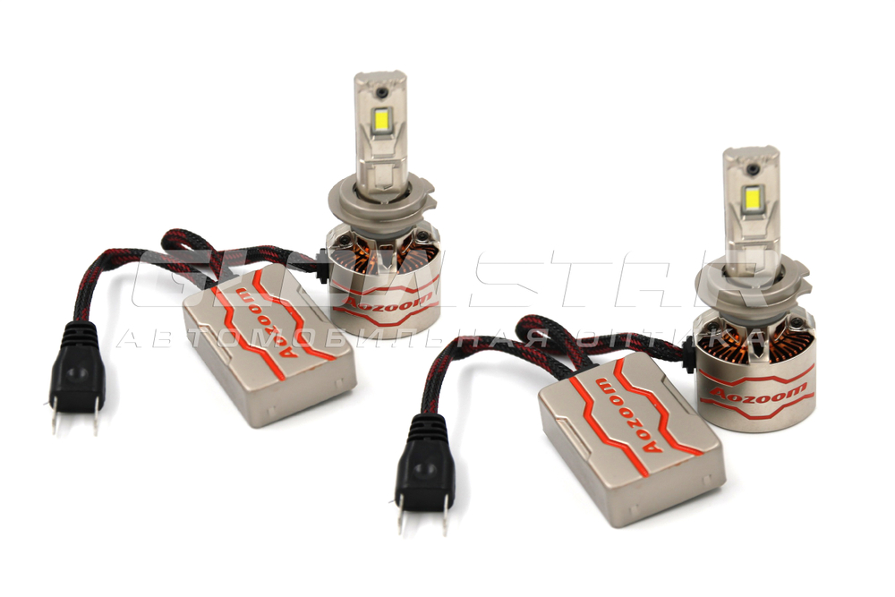 Aozoom P11 H7 с вентилятором 12V 75W 8500Lm (комплект, 2шт)