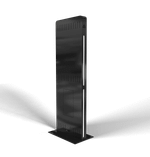 Интерактивный киоск Black Glass Max (с фасадным стеклом) 32"