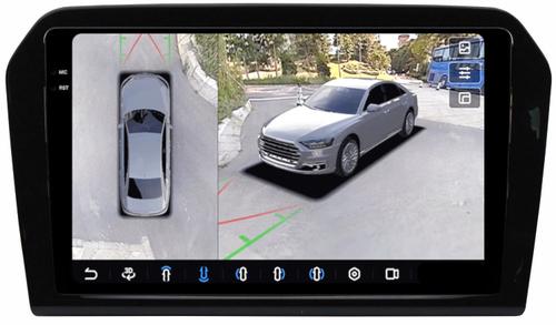 Магнитола для Jetta VA3 2019+ - FarCar BX9-360-9512-VA3 монитор 9.5" 2K QLED на Android 13, Быстрая, CarPlay, 4G SIM-слот, 4 камеры в комплекте