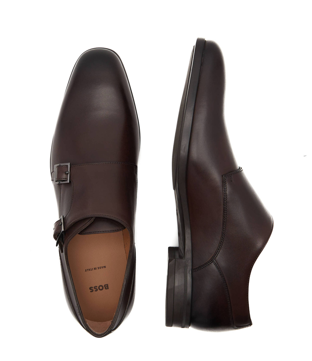 Кожаные монки kensington BOSS BLACK - коричневый(50474002)