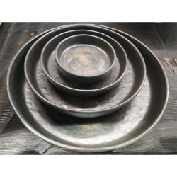Тарелка с бортом 27,3*2 см Brush пластик меламин P.L. Proff Cuisine