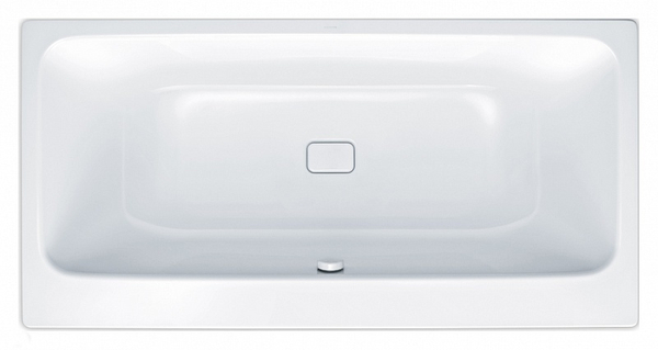 Стальная ванна Kaldewei ASYMMETRIC DUO, Mod.742, размер 1800*900*420, Easy clean, alpine white, без ножек