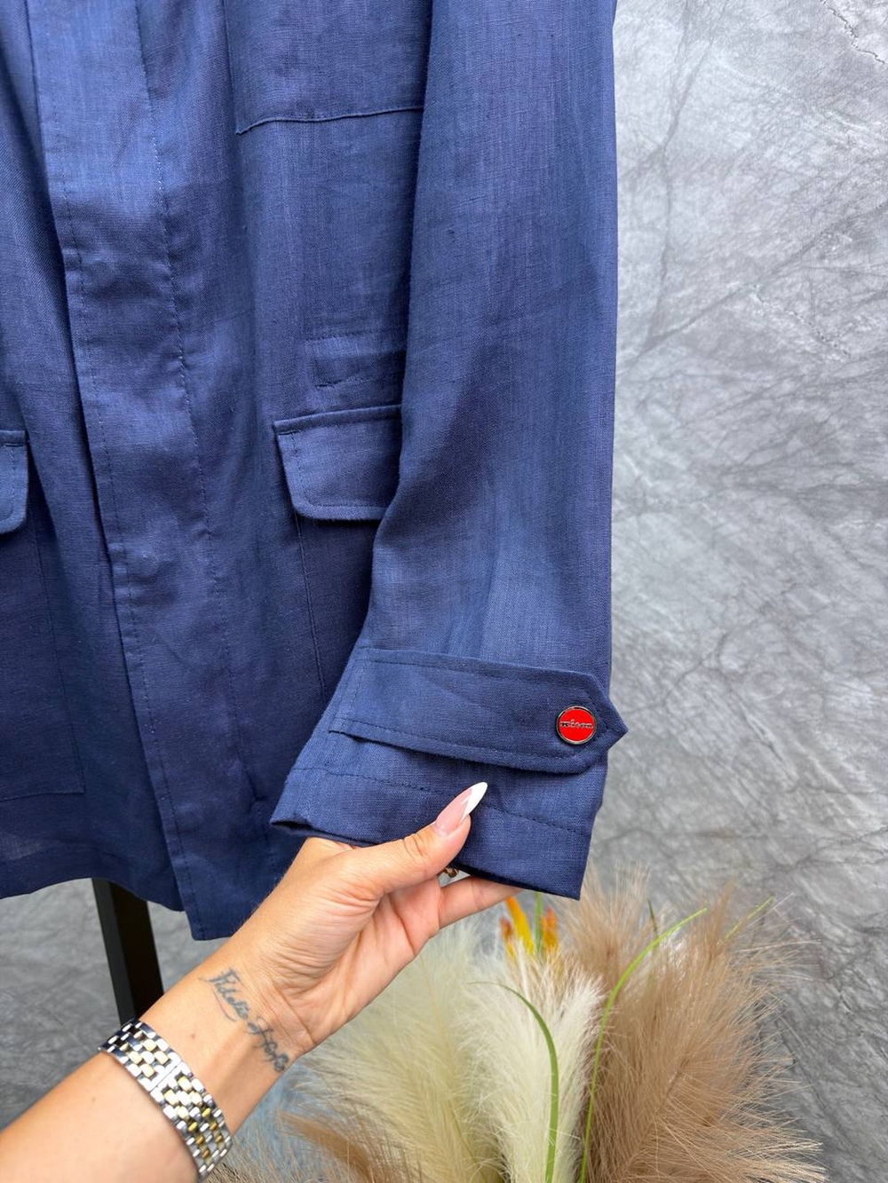 Льняная ветровка Kiton