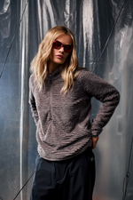 Свитшот Nothomme Blue Monte Primaloft Fleece Half-Zip Sweatshirt "Tibetan Incense Ash"