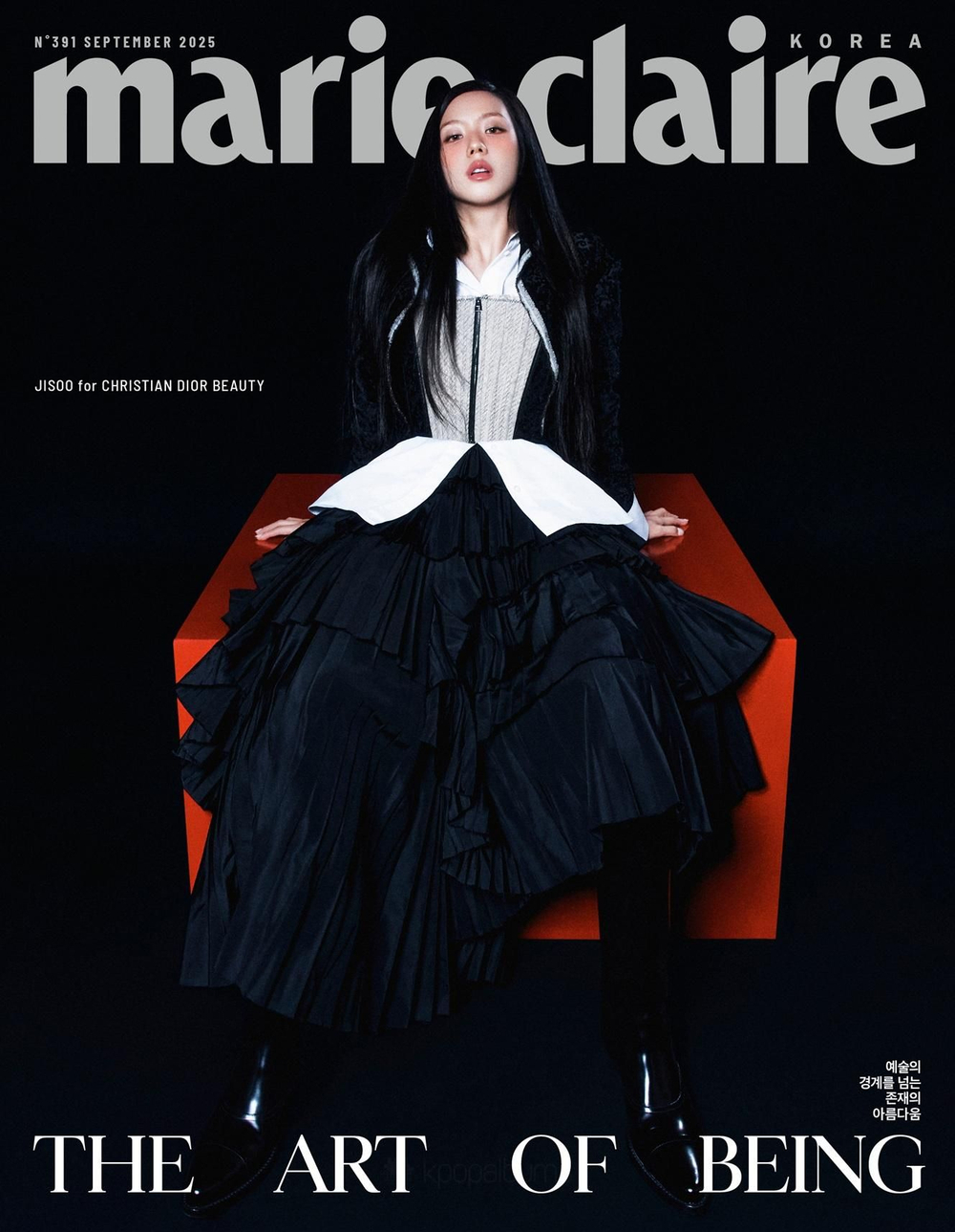 публикация marie claire - 2025.09 JISOO A Type