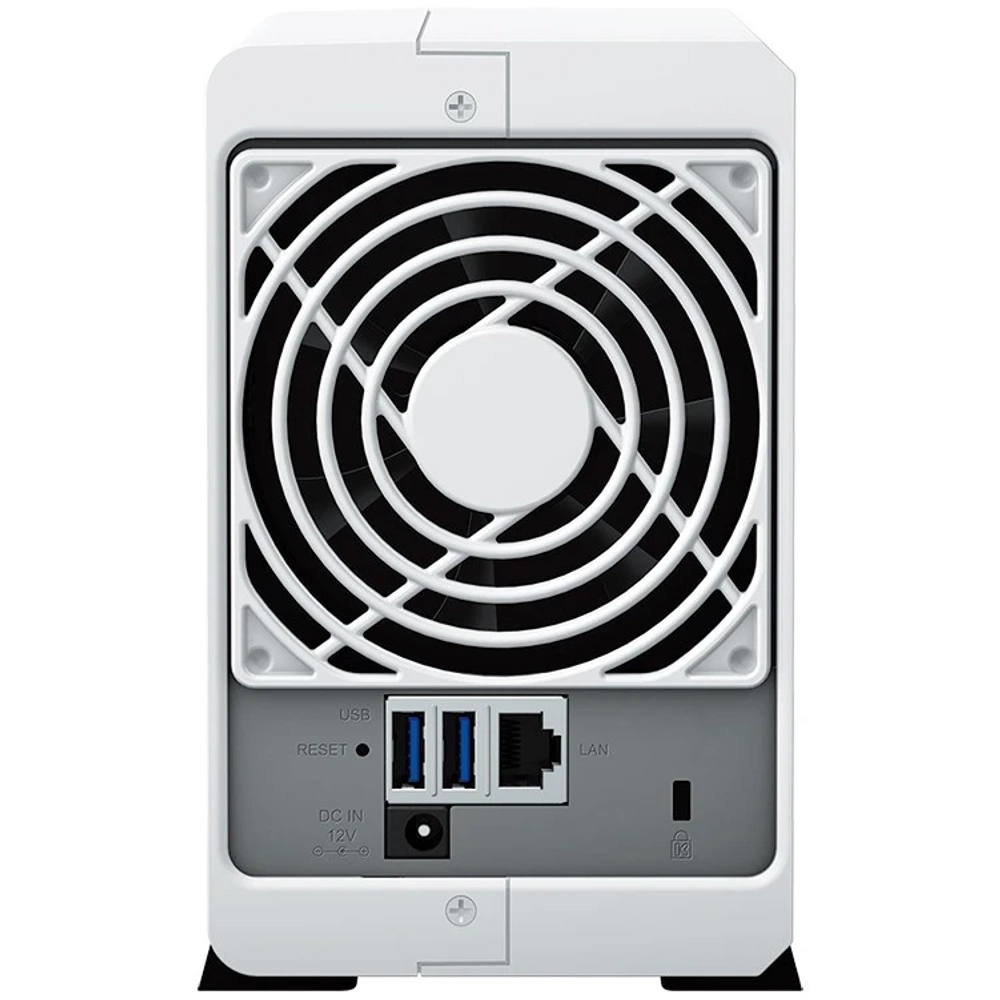 Сетевое хранилище 2x2.5"/3.5" SATA, Realtek RTD1619B -1.7GHz, 1 GB DDR4, 1x1 Гбит/с, 2xUSB (вилка UK/HK 3-pin)