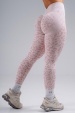 Леггинсы Push-Up Compression Leopard Leggings PRIMAL 849 Розовые