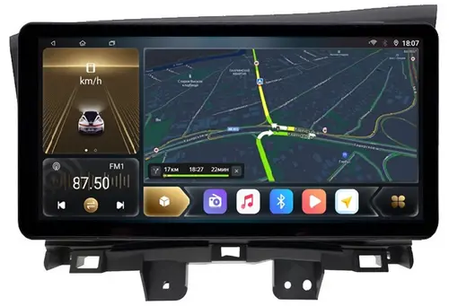 Магнитола для Honda CR-V 2012-2018 - Kuberg монитор 10.25" в стиле Audi на Android 12, Быстрая, CarPlay, 4G SIM-слот