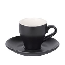 Кофейная пара 100 мл черная матовая d 6,4 см h6,2 см Barista (Бариста) P.L. Proff Cuisine [6]