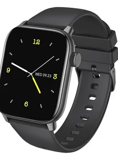 Смарт-часы Hoco Y3, 1.69", 240x285, IP68, BT5.0, 220 мАч, будильник, шагомер, черные