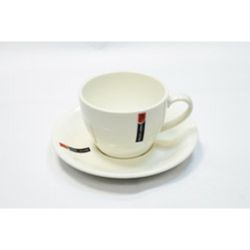 Чайная пара 255 мл белая d 9 см h7 см фарфор P.L. Proff Cuisine [4]