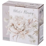 Салатник фарфоровый 800мл 15,5*7см «WHITE FLOWER»