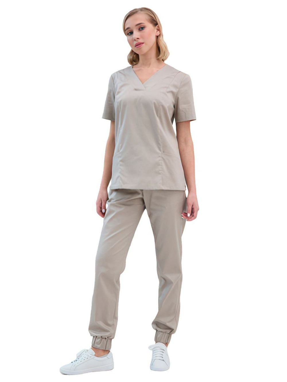 Туника медицинская женская Dr. Nice DRN211, хирургическая, бежевый, 50