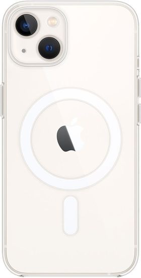 Чехол Apple MagSafe для iPhone 13, поликарбонат, прозрачный