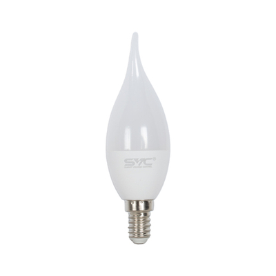 Лампа светодиодная SVC LED CB35-9W-E14-6500K Свеча на ветру Холодный